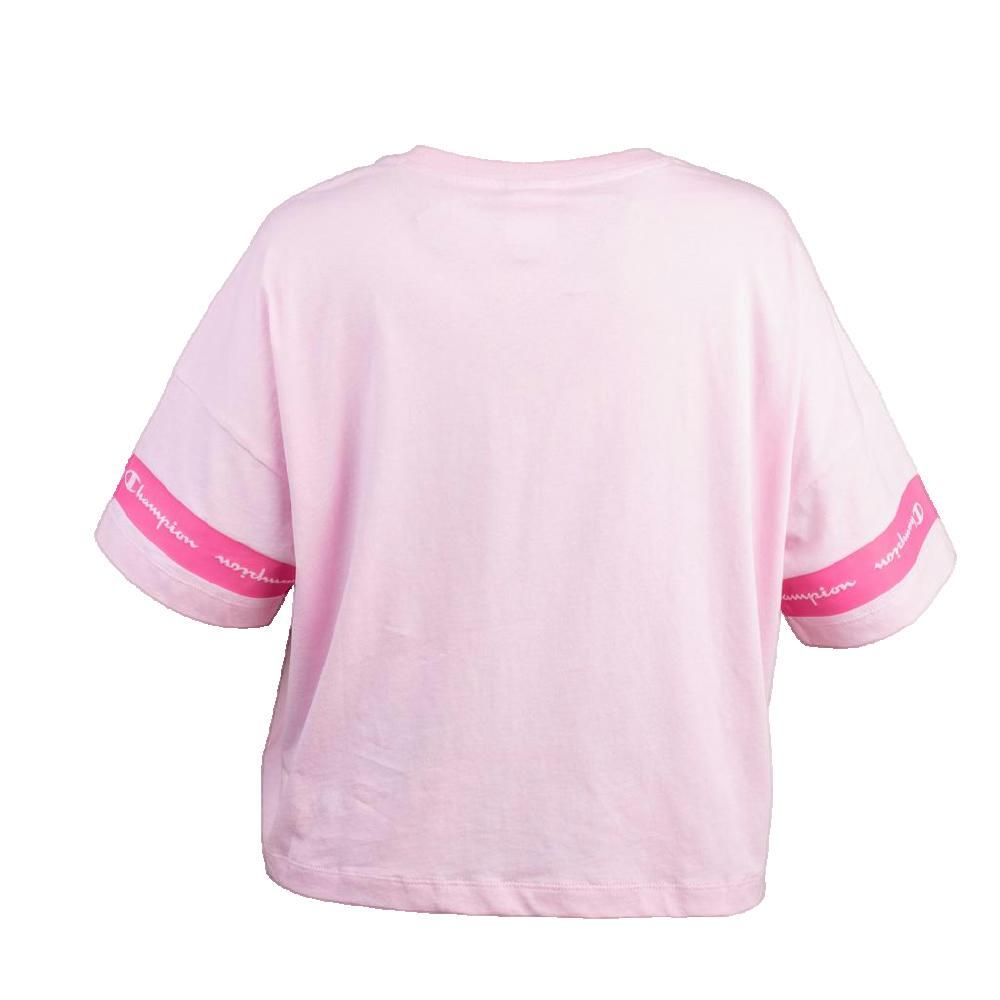 T-Shirt Femmes Champion Crewneck rose 2/2