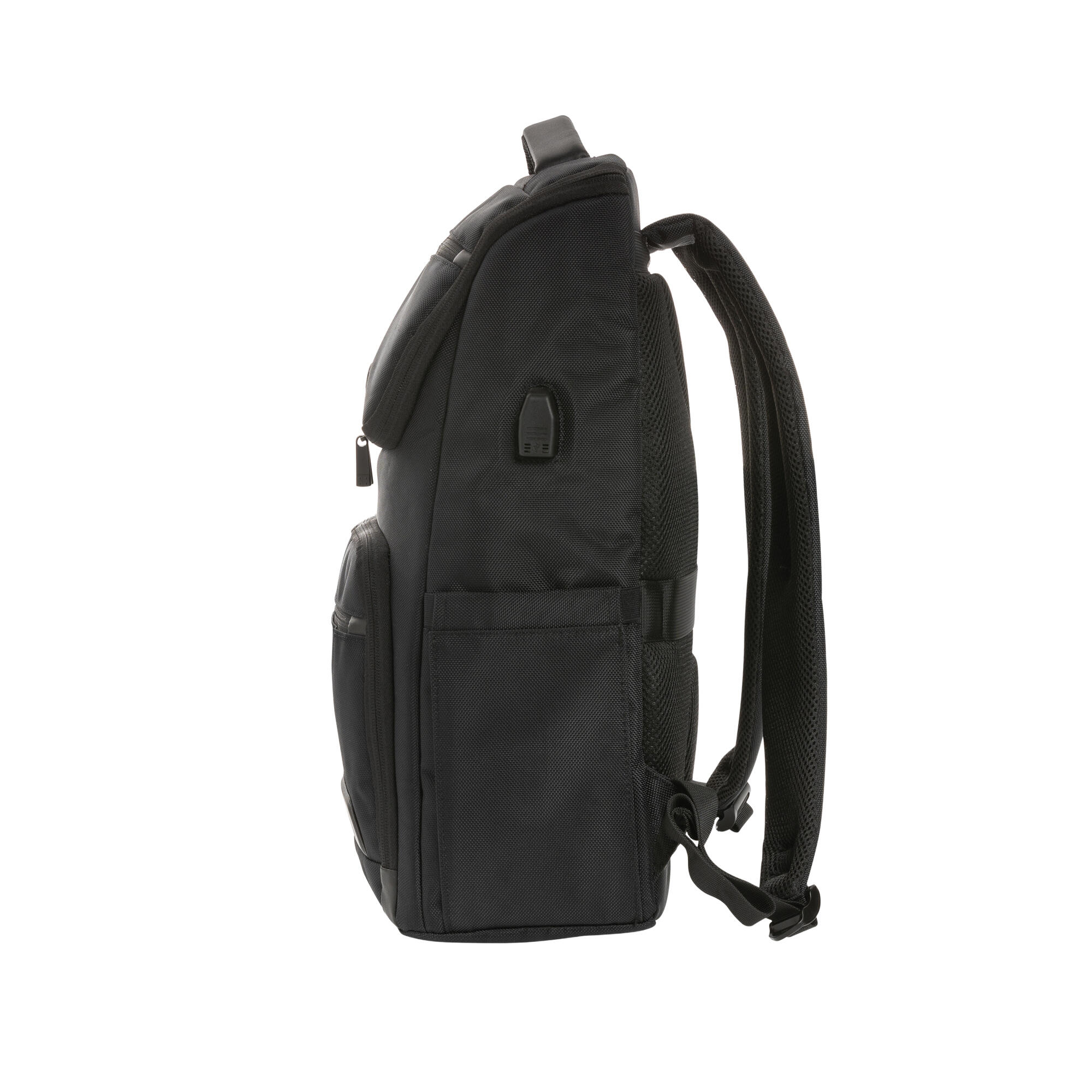 Voyager RPET Aware 19L Laptop Backpack (Black) 3/4