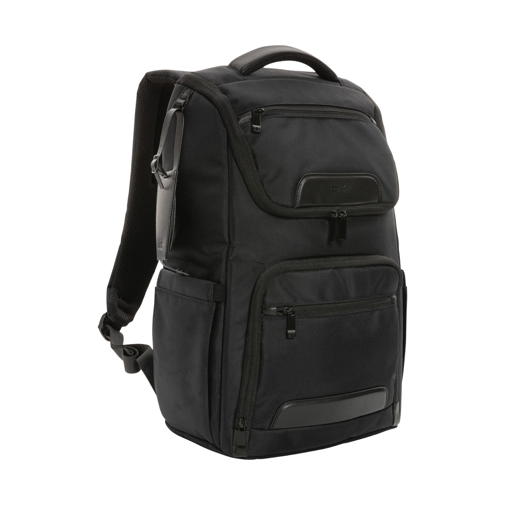 SWISS PEAK Voyager RPET Aware 19L Laptop Backpack (Black)