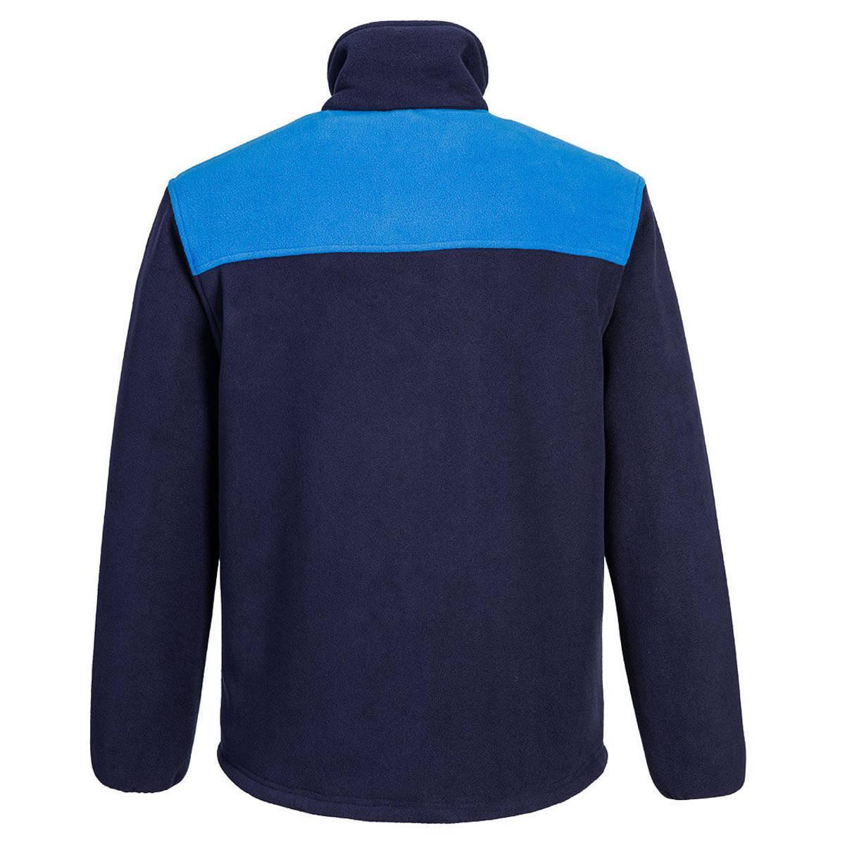 Mens PW2 Fleece Jacket (Navy/Royal Blue) 3/3