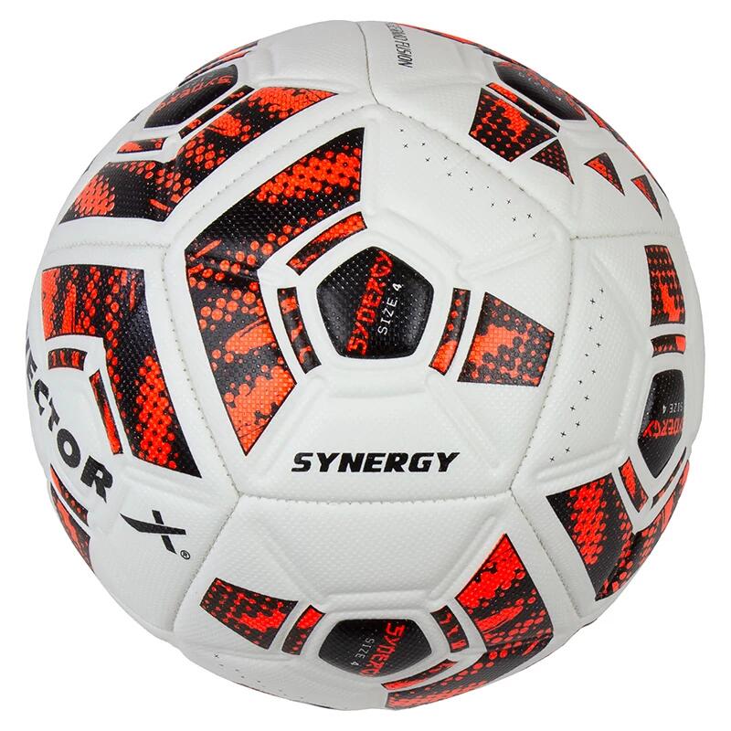 Pallone da calcio VECTOR X SYNERGY arancione-nero taglia: 4 2/4