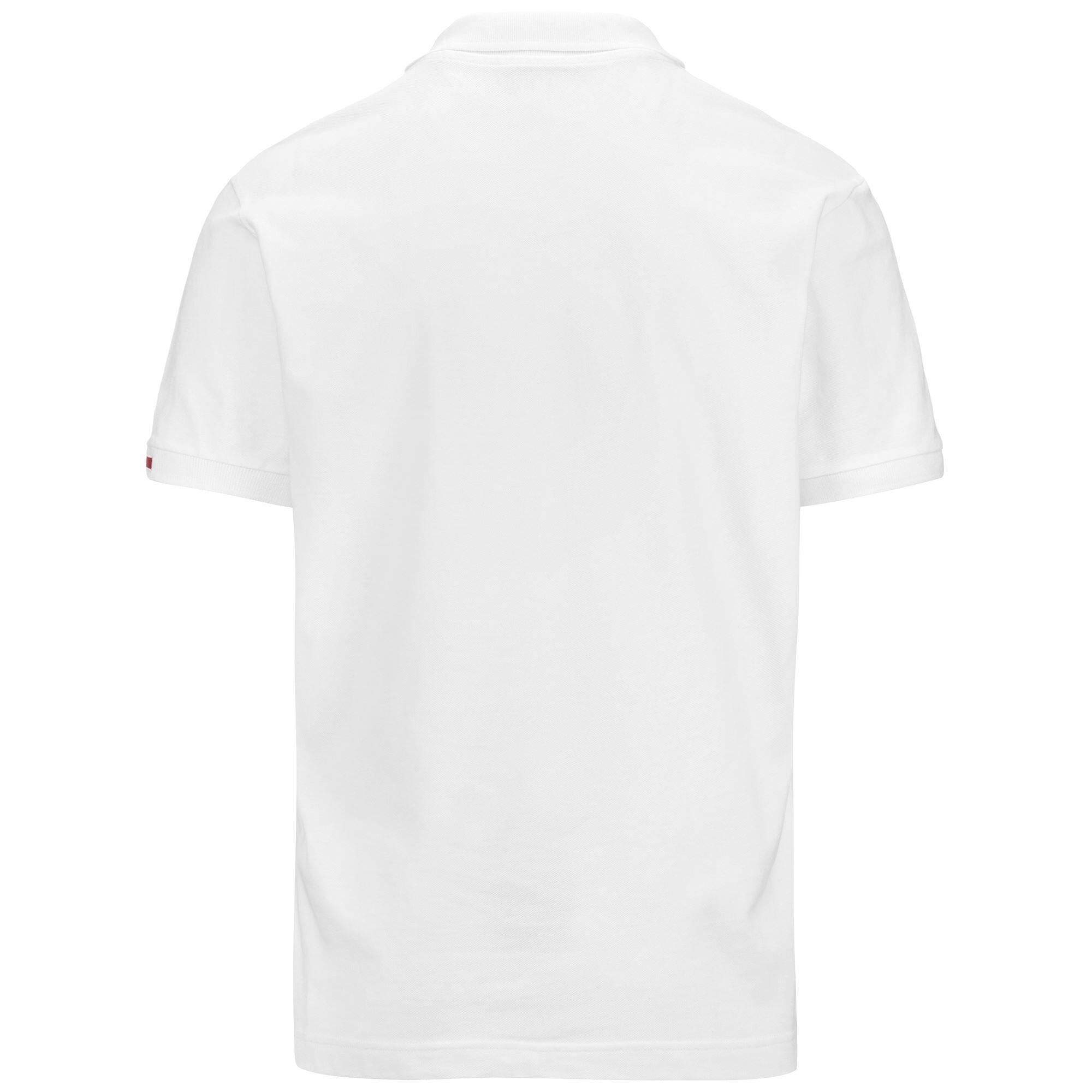 Polo da uomo in cotone bianco da sportivo 3/5