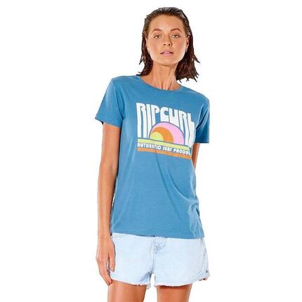 Camiseta Mujer Rip Curl Surf Revival Standard Blanco