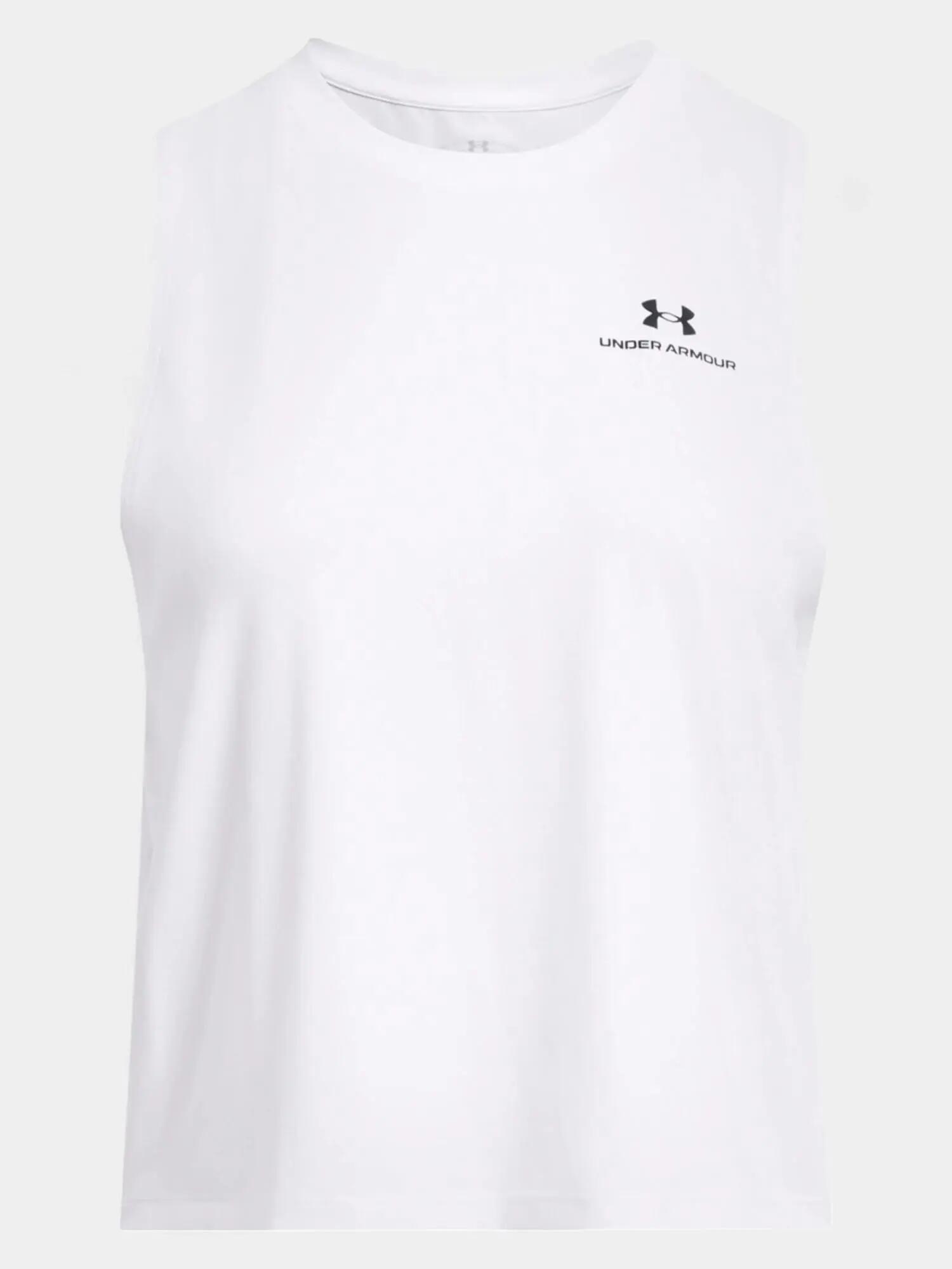 KOSZULKA DAMSKA SPORTOWA UNDER ARMOUR BEZ RĘKAWÓW 3/5