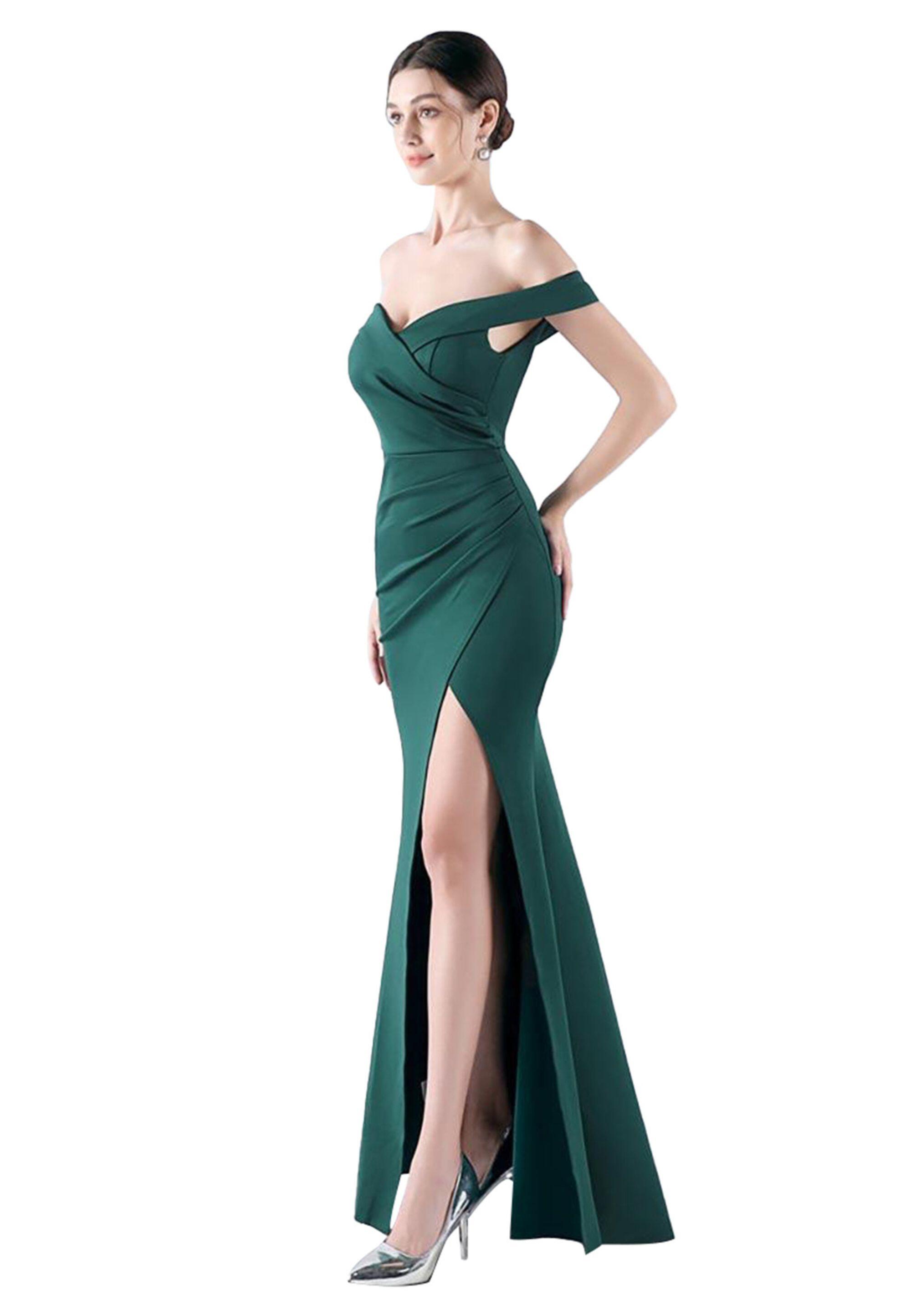Abendkleid Zara Off Shoulder Dress 3/5
