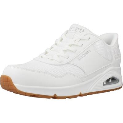 Sneakers skechers model uno kleur wit