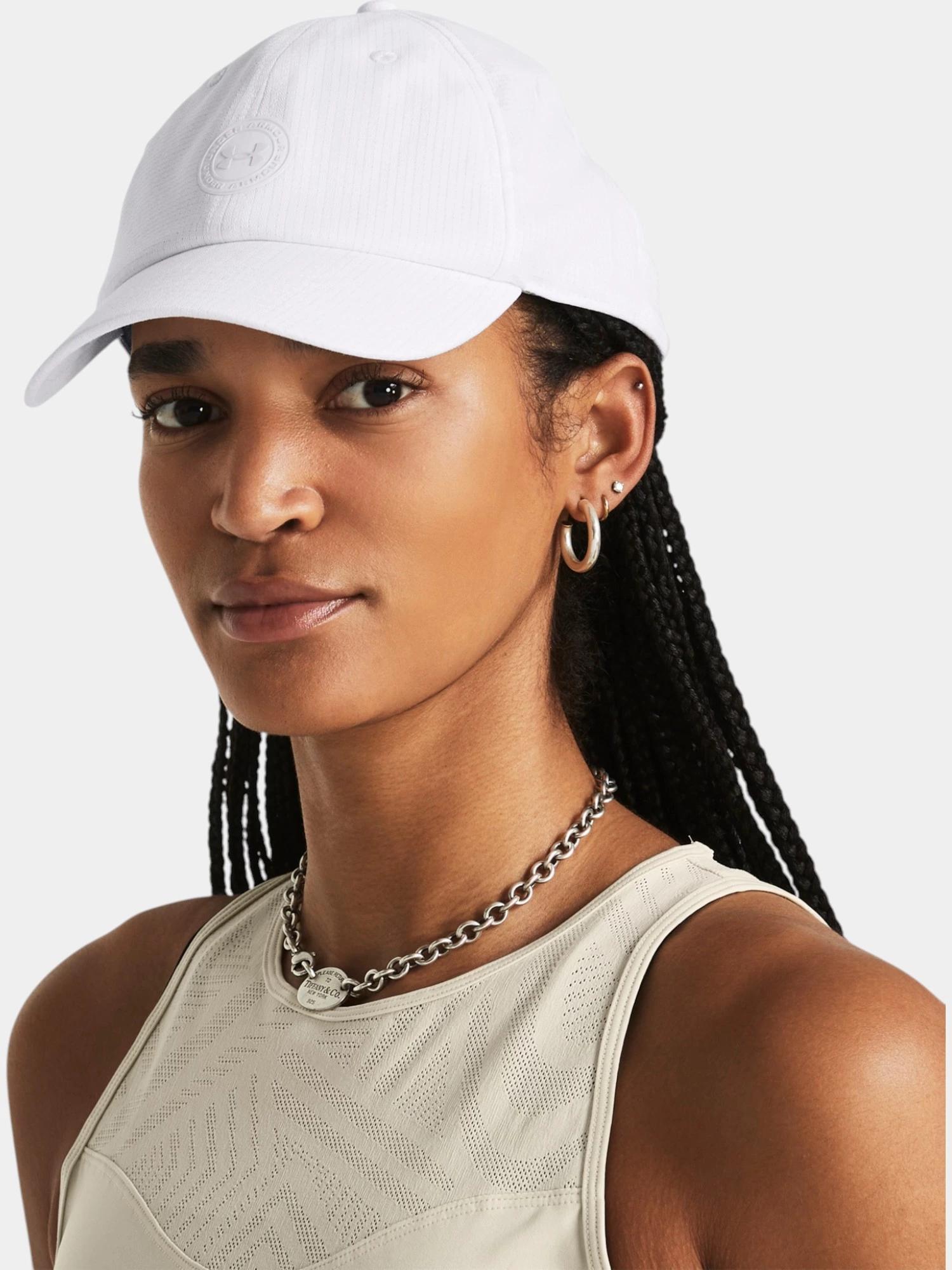 Czapka Z Daszkiem Damska Under Armour Regulowana Biała Iso Chill One Size 3/5