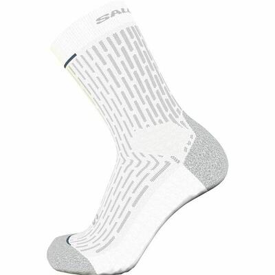 Calzini Sportivi Salomon Ultra Glide Crew Bianco