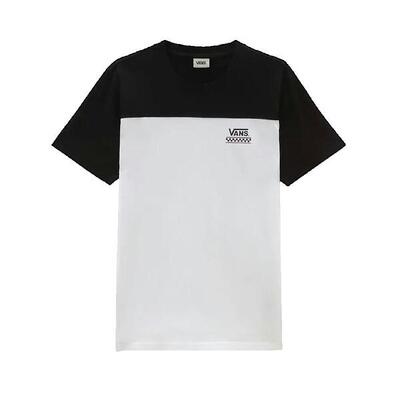 Camiseta Hombre Vans Minigrade Block Crew Blanco