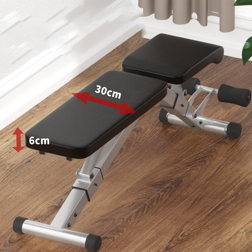 Banco de Musculación Profesional Ajustable Plegable Carga Máxima 300 kg 3/4