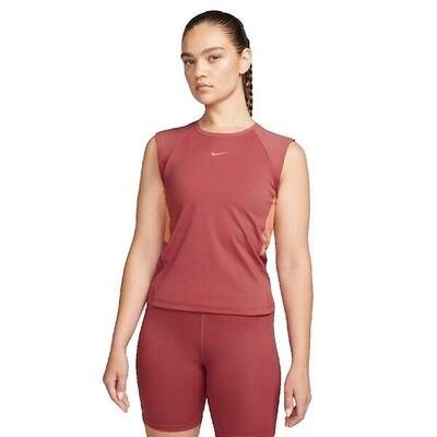 Camiseta Mujer Nike Pro Dri-Fit Cropped Naranja