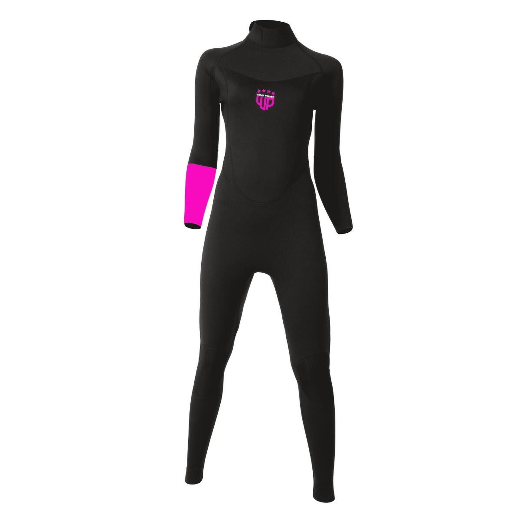 Wave-power - 3/2 Combinaison Surf Fille - Combinaison De Surf - Noir - 40 M - Decathlon