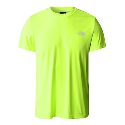 Camiseta Hombre The North Face Reaxion Red Box Amarillo