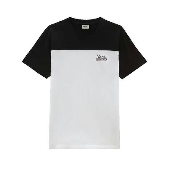 Camiseta Hombre Vans Minigrade Block Crew Blanco