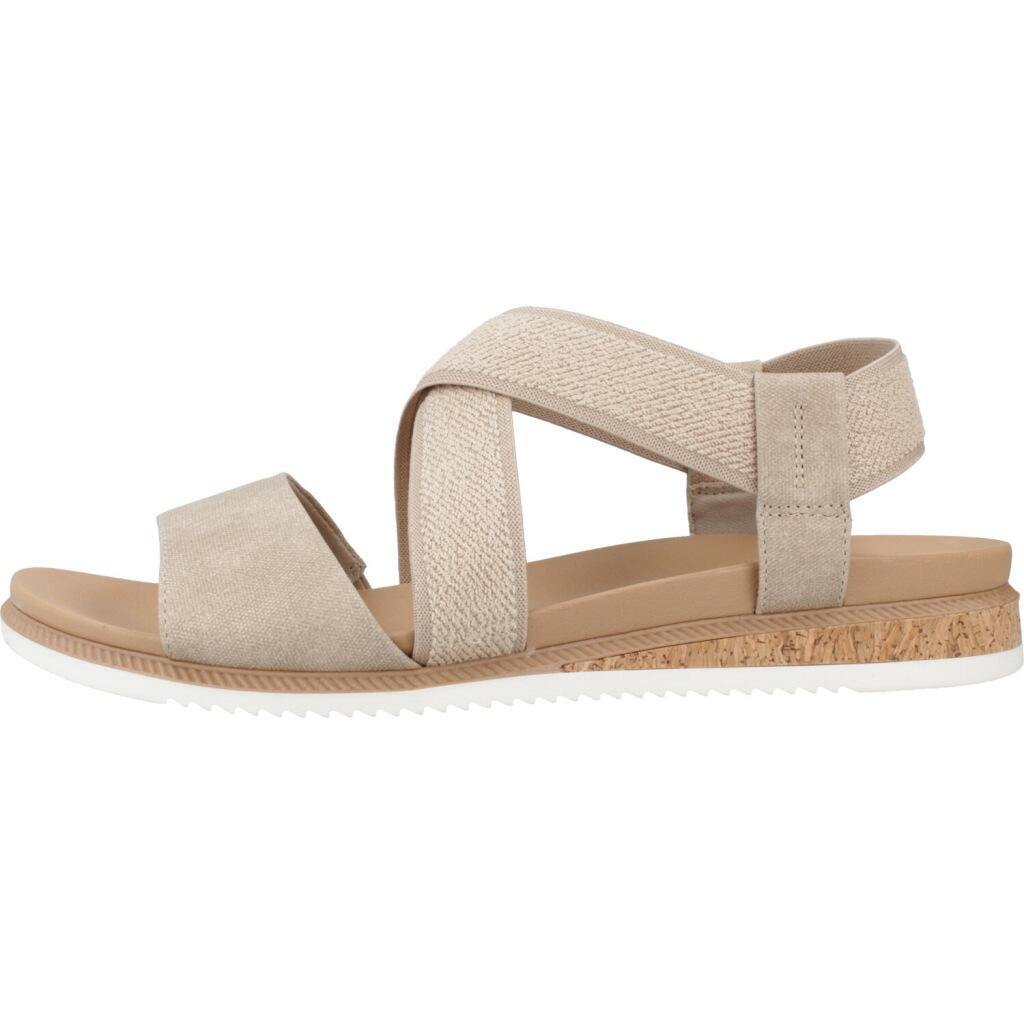 Sandali Bassi Donna Skechers  Marrone 2/5