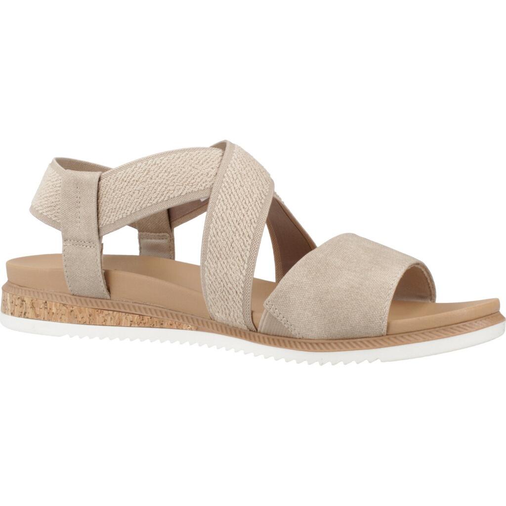 Sandali Bassi Donna Skechers  Marrone 5/5