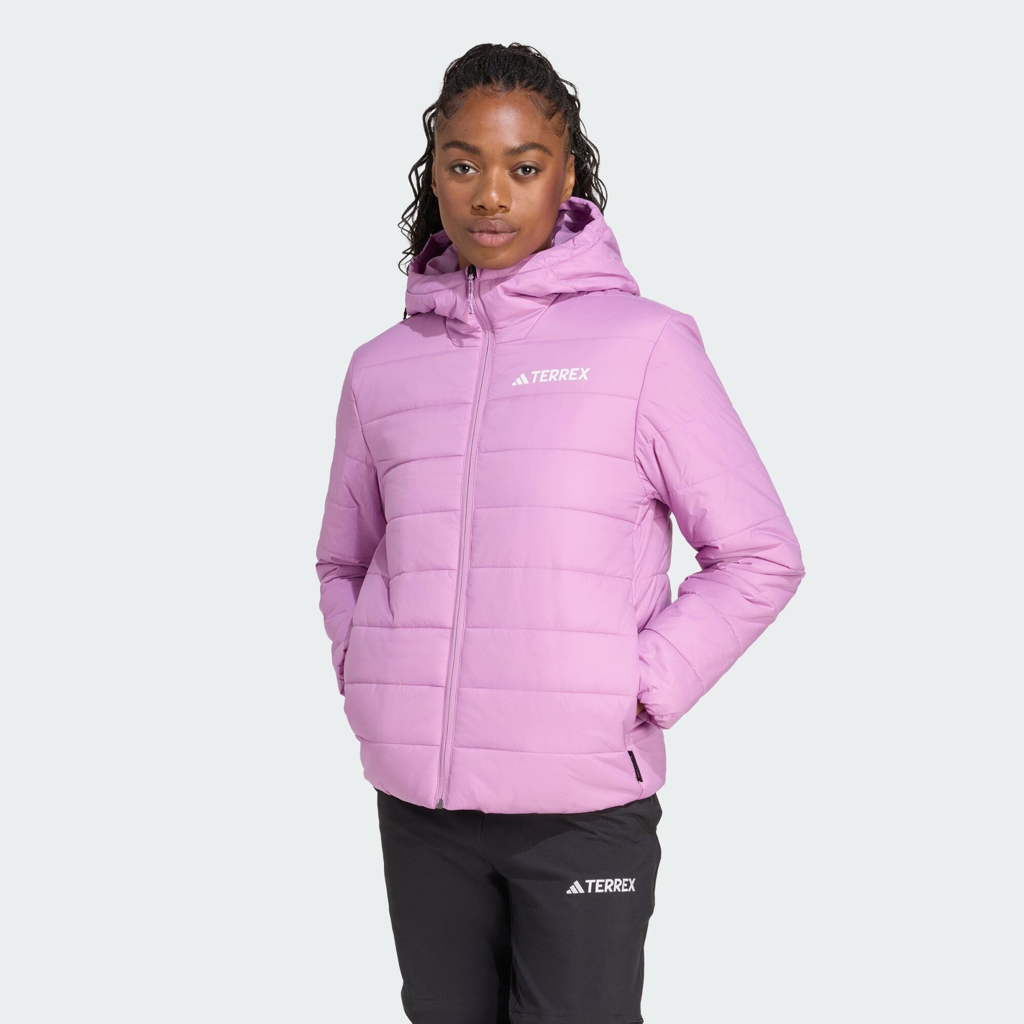 Adidas - Veste À Capuche Isolante Terrex Multi Essentials Climawarm - Doudoune Synthétique - Violet - S - Decathlon