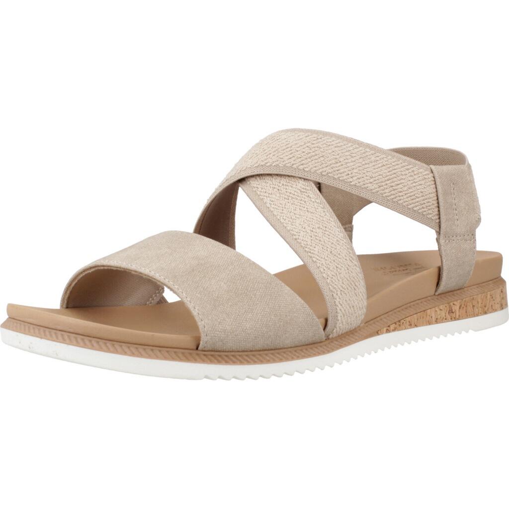 Sandali Bassi Donna Skechers  Marrone 1/5
