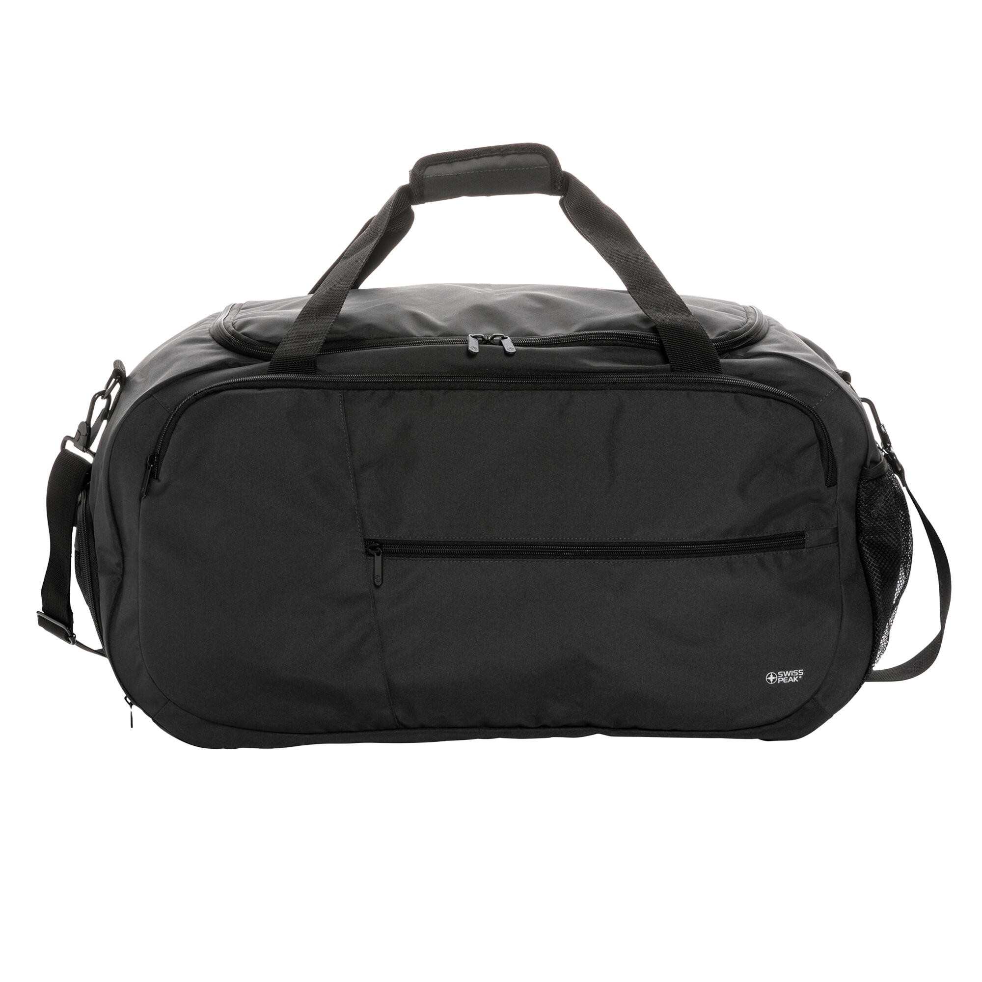 SWISS PEAK Aware RPET 50L Duffle Bag (Black)