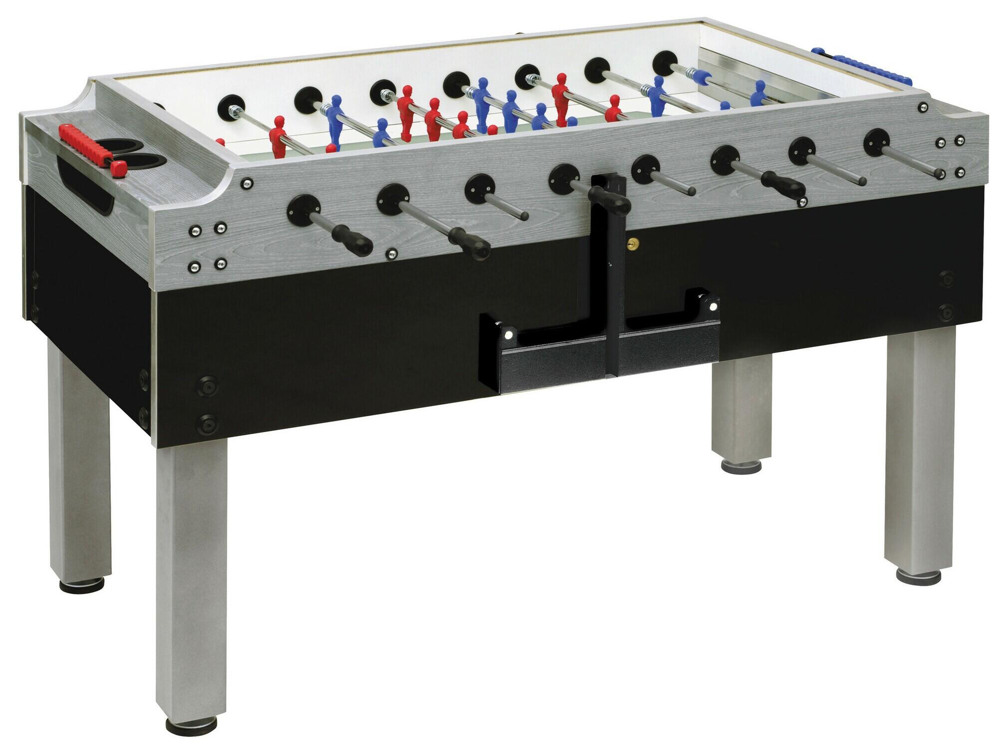 GARLANDO Voetbaltafel Garlando | Olympic Silver Blind Side | Glasplaat