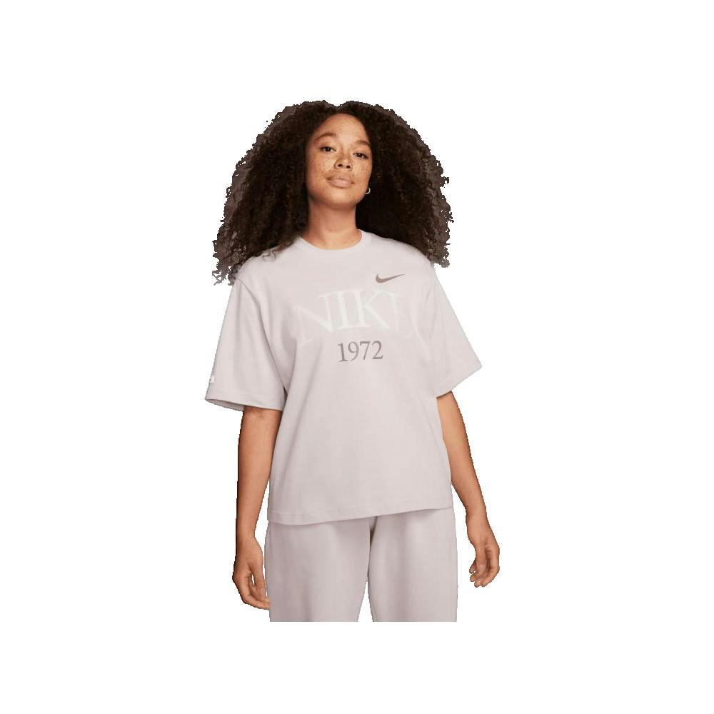 NIKE Camiseta Mujer Nike Tee Classics Boxy Violeta