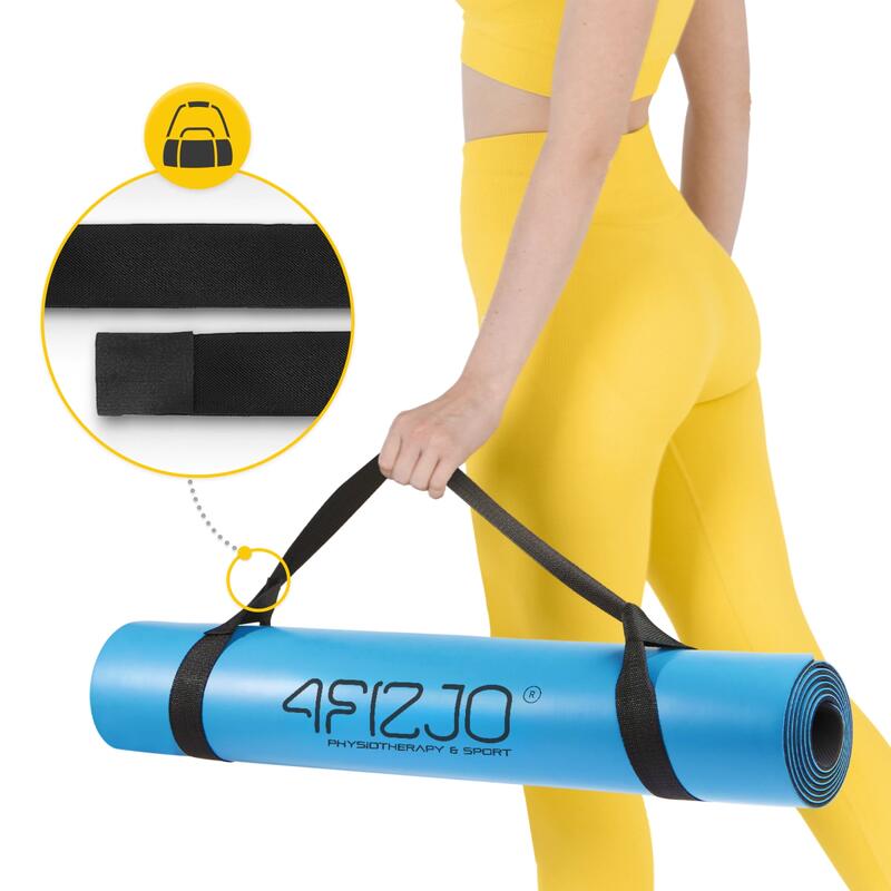 Protiskluzová podložka na cvičení 4FIZJO PU 4 mm