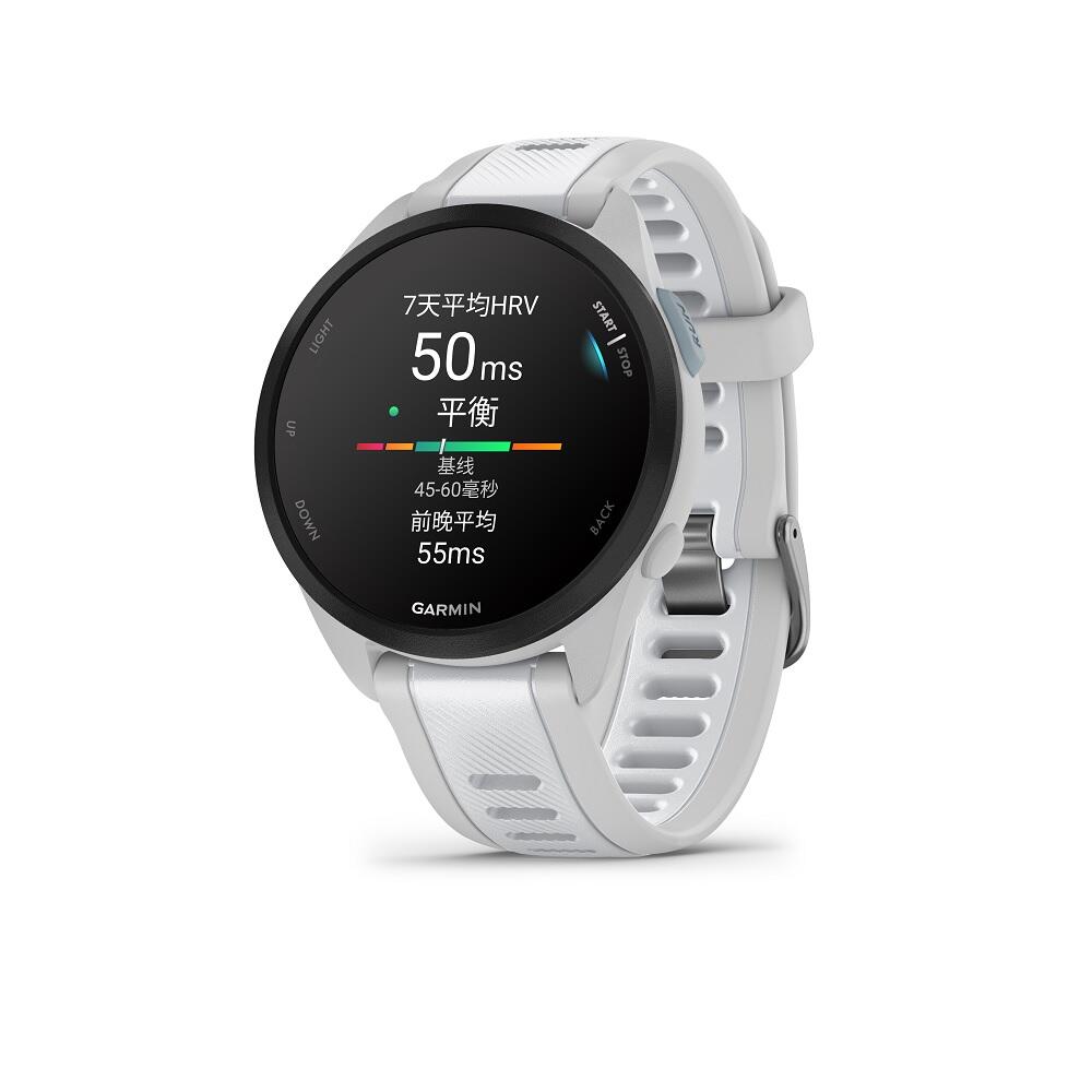 Forerunner 165 Music GPS Smart Watch Mist Grey/ Whitestone