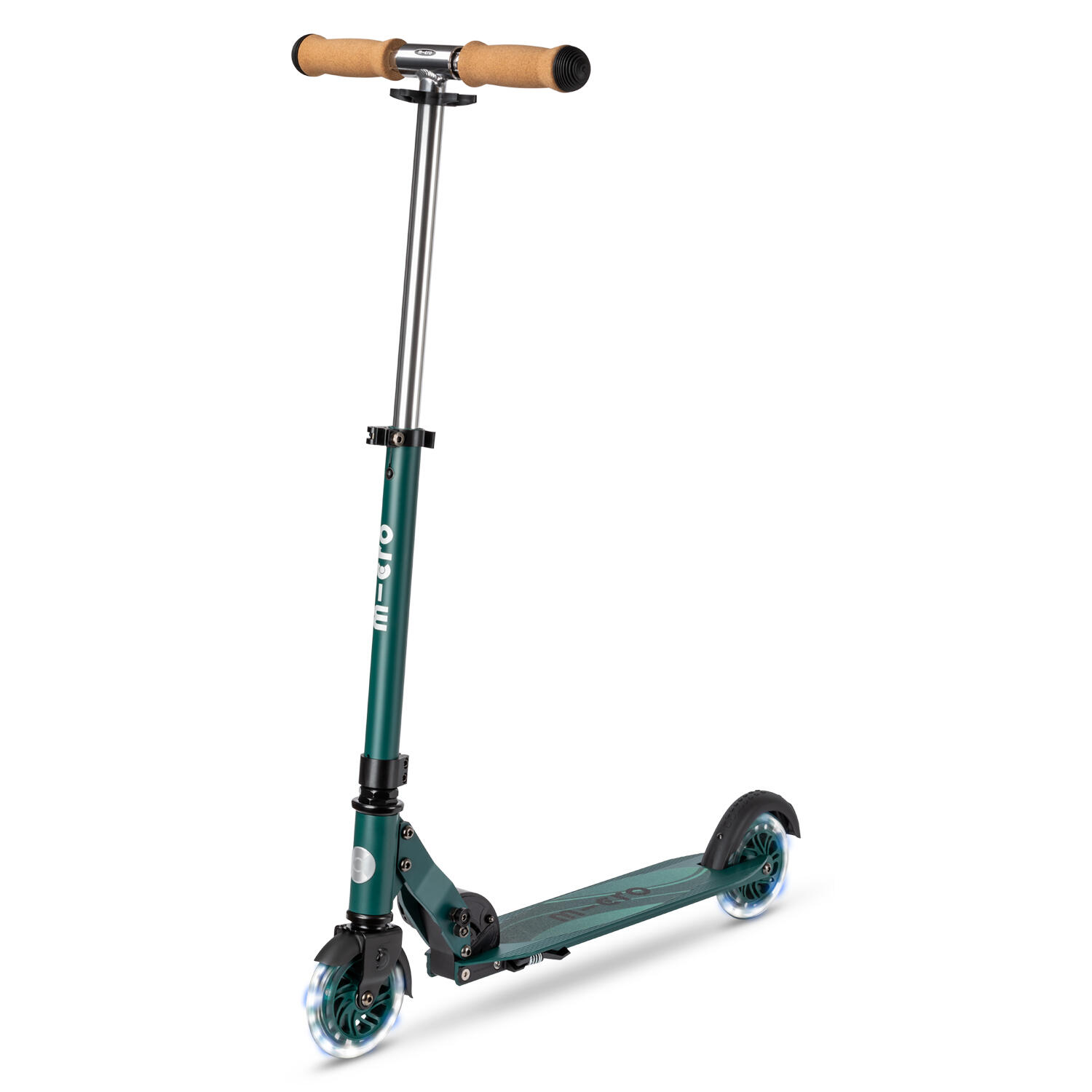 MICRO Patinete Scooter  Micro Mini Deluxe LED Glow verde