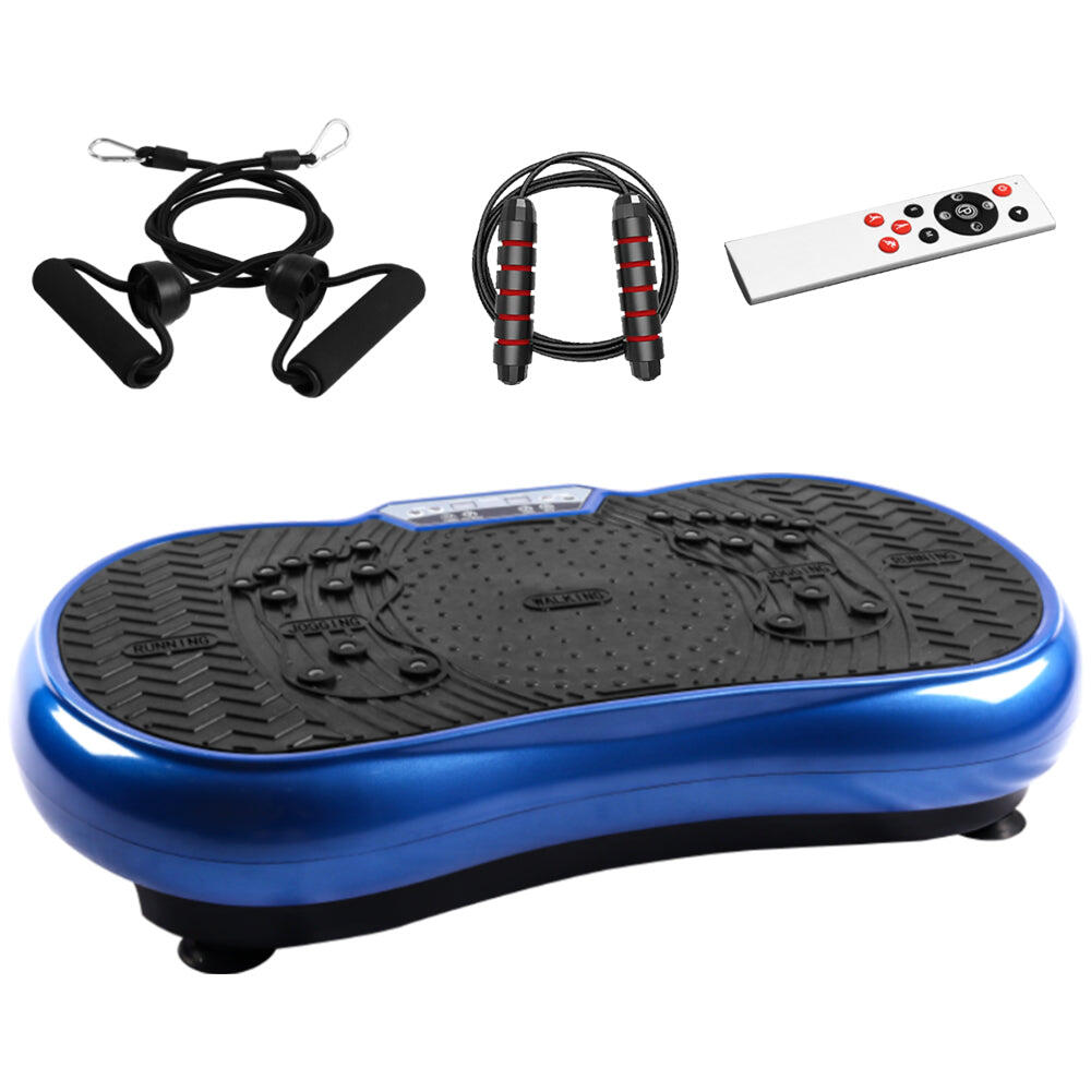 HOMEFITNESSCODE Full Body Vibration Plate with Resistance Bands & Remote Control