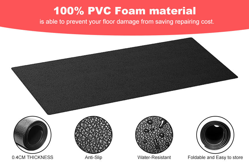 Non-Slip Fitness Equipment Mat 2/5