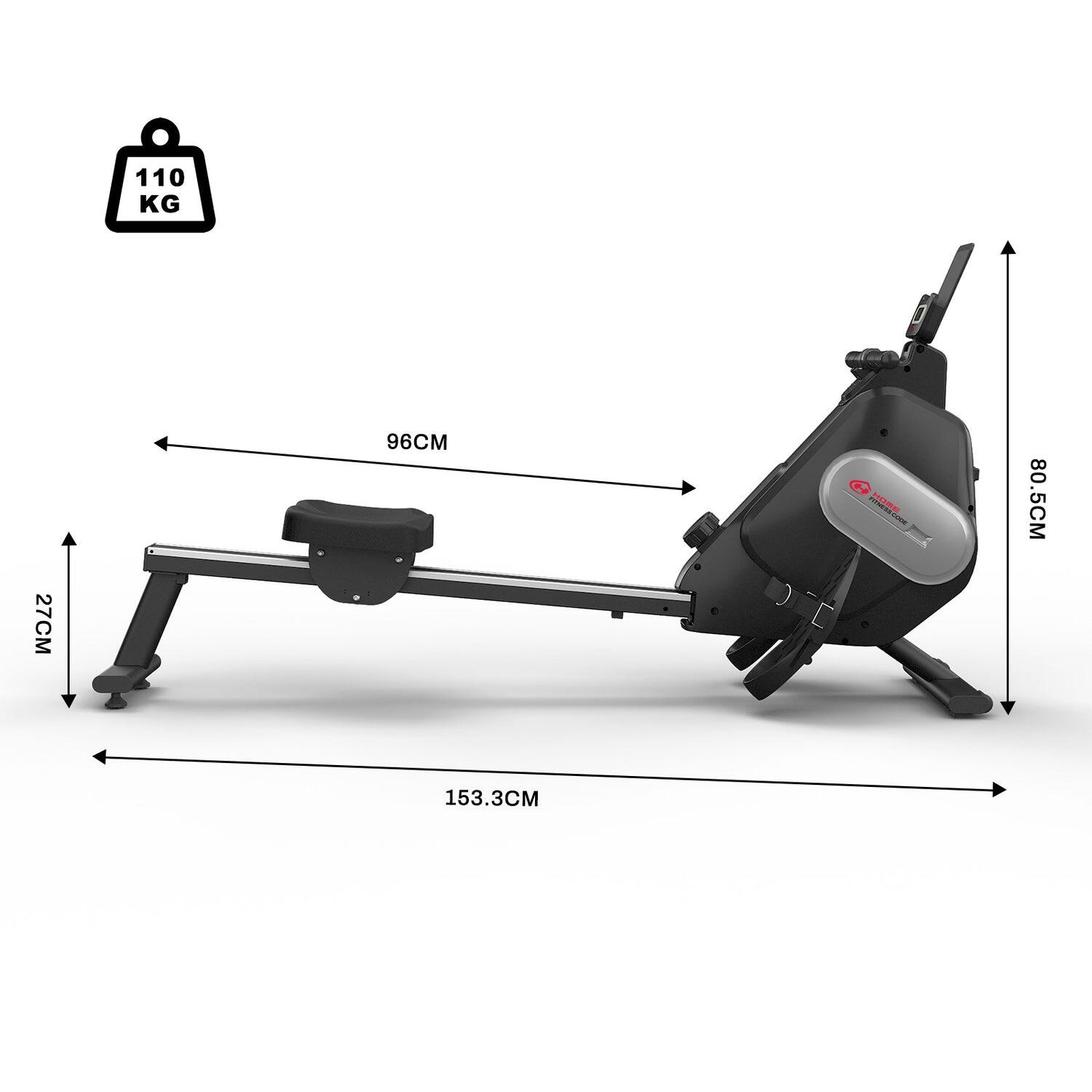 Magnetic Rowing Machine with 16 Resistance Levels & Upright Storage 5/7