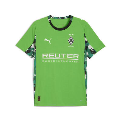Borussia mönchengladbach 25/26 uitshirt voor heren puma green warm white