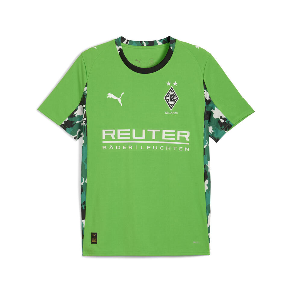 Męska koszulka wyjazdowa Borussia Mönchengladbach 25/26 PUMA Green Warm White