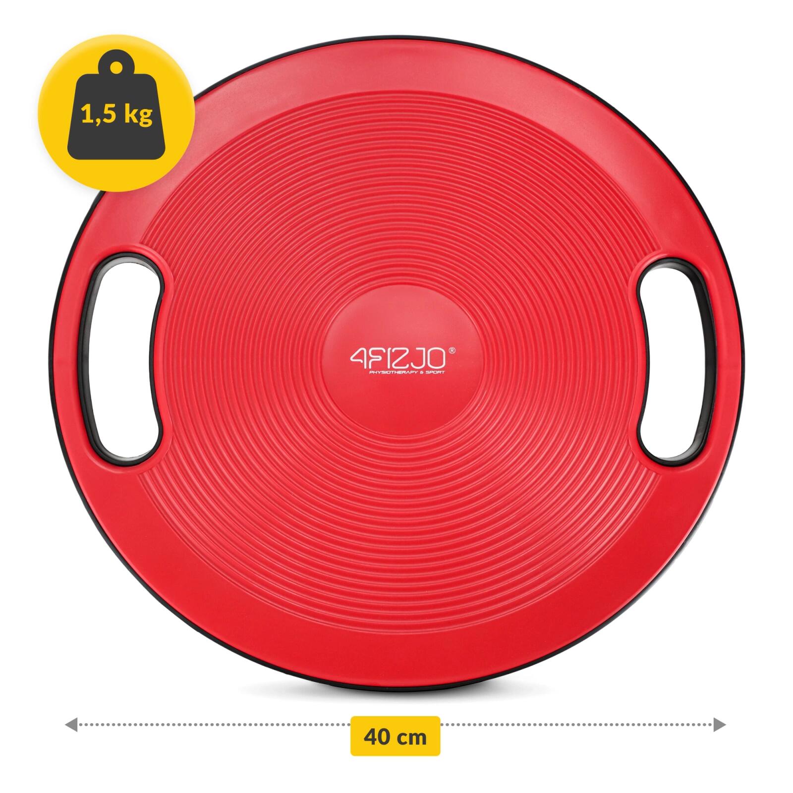 piattaforma di bilanciamento 40 cm rosso 6/7