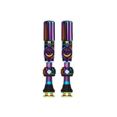 Muc Off Tubeless Valves Big Bore Hybrid Iridescent 30