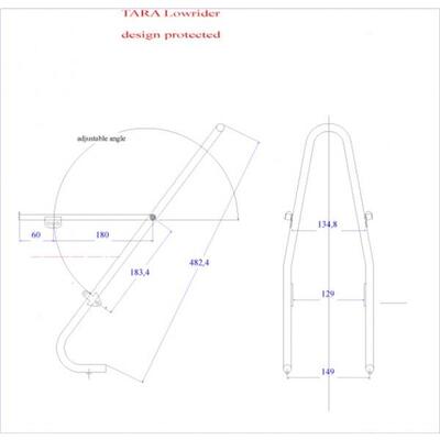Portapacchi anteriore Tubus per ruote 26/28