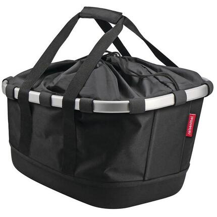 Klickfix City-Tasche Bikebasket GT black, 33x27x42cm, mit UniKlip2