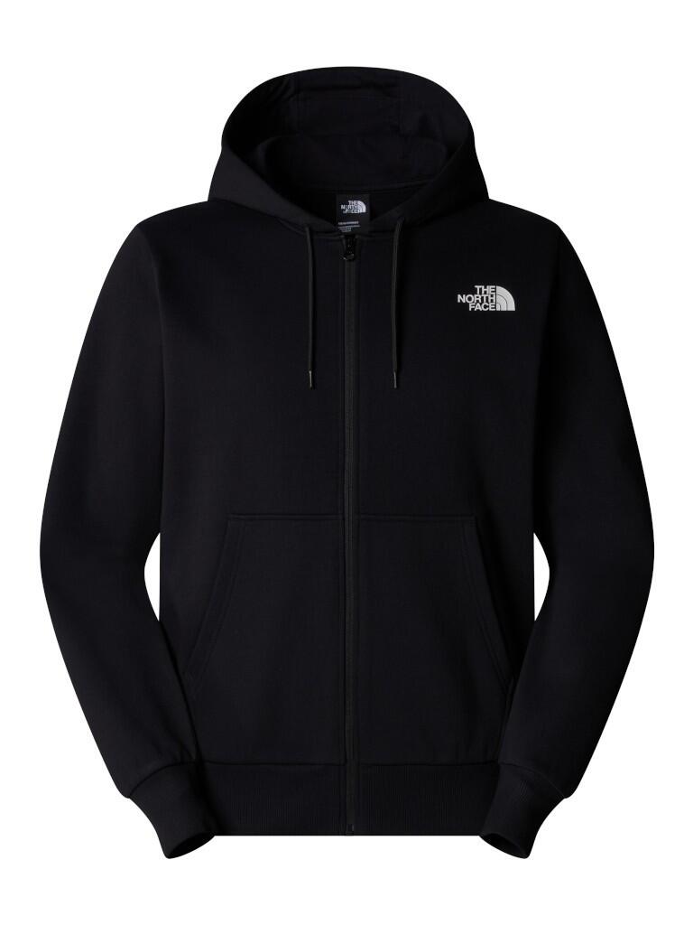 sweat-shirt M SIMPLE DOME FULL ZIP HOODIE HOMME noir 2/5