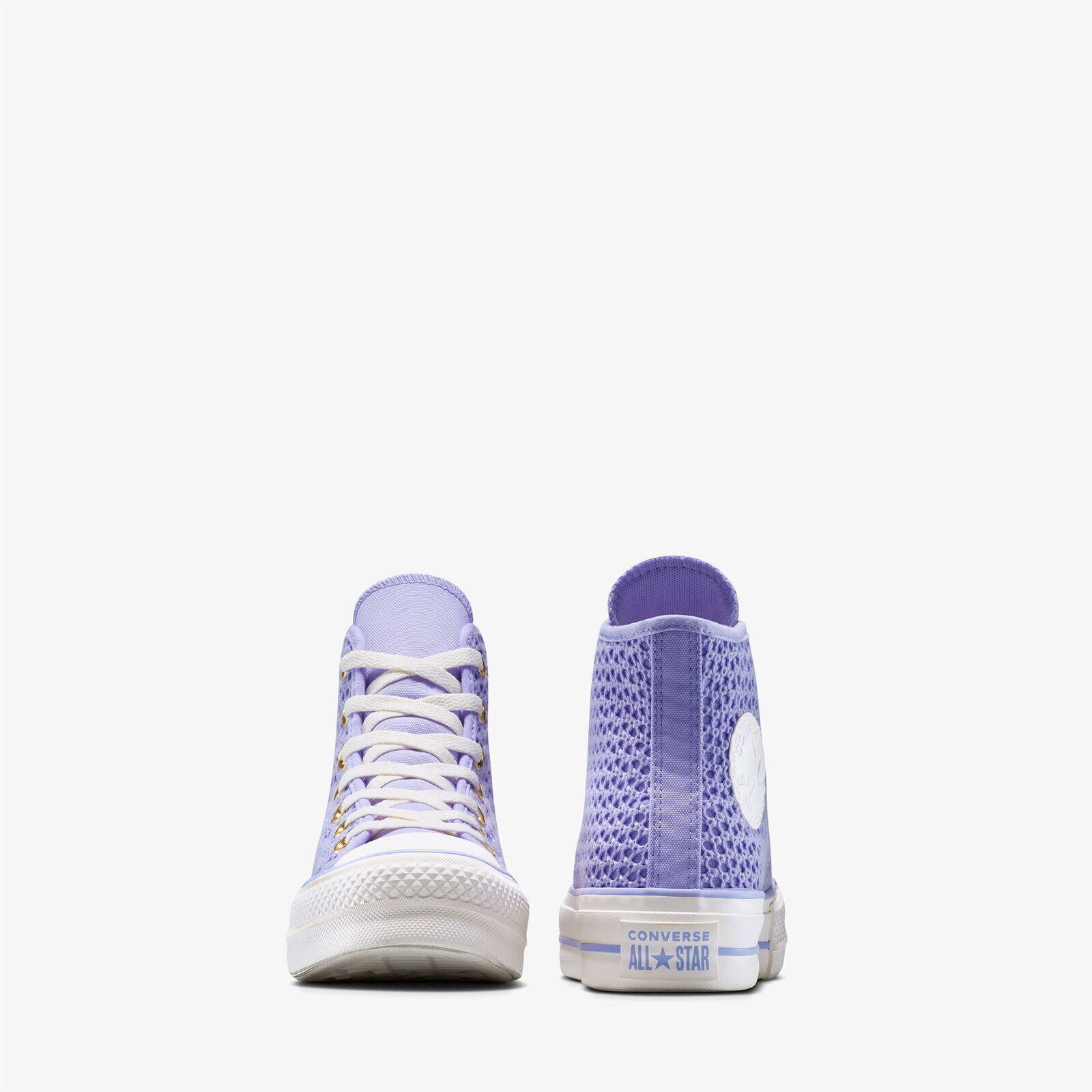 Baskets Converse Chuck Taylor All Star Lift Platform Knit, Bleu, Unisexe 5/5