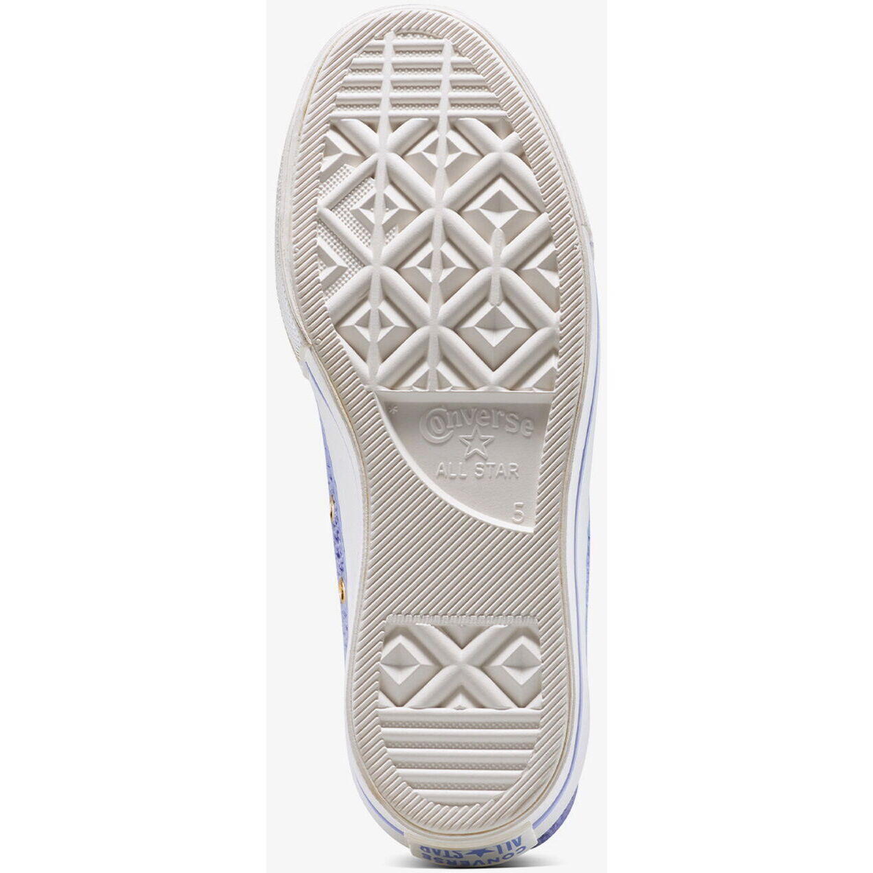 Baskets Converse Chuck Taylor All Star Lift Platform Knit, Bleu, Unisexe 4/5