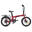 Virum 2025 - E-Bike Dobrável Ultraleve 36V 10Ah - Sangria Vermelha