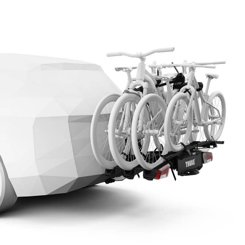Suport biciclete Thule EasyFold 3  cu prindere pe carlig remorcare, 3 biciclete