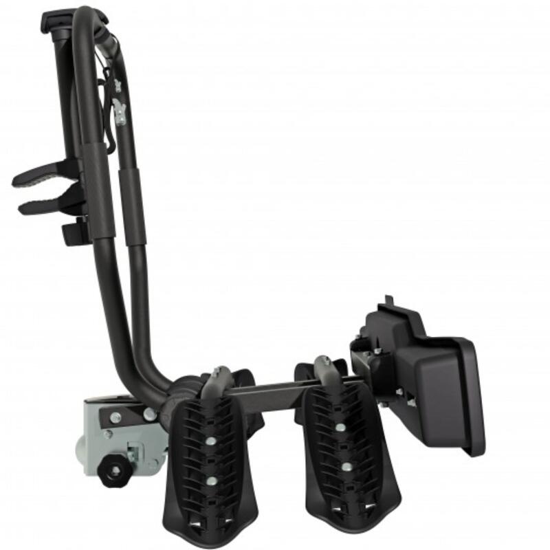 Suport 2 biciclete Peruzzo Siena 669N cu prindere pe carlig remorcare, Negru
