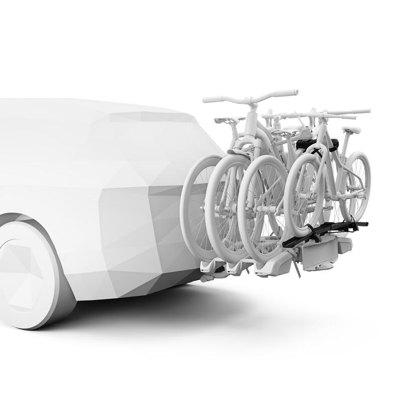 Suport biciclete Thule EasyFold 3  cu prindere pe carlig remorcare, 3 biciclete