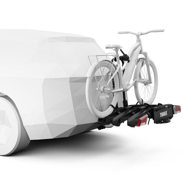 Suport biciclete Thule EasyFold 3  cu prindere pe carlig remorcare, 3 biciclete