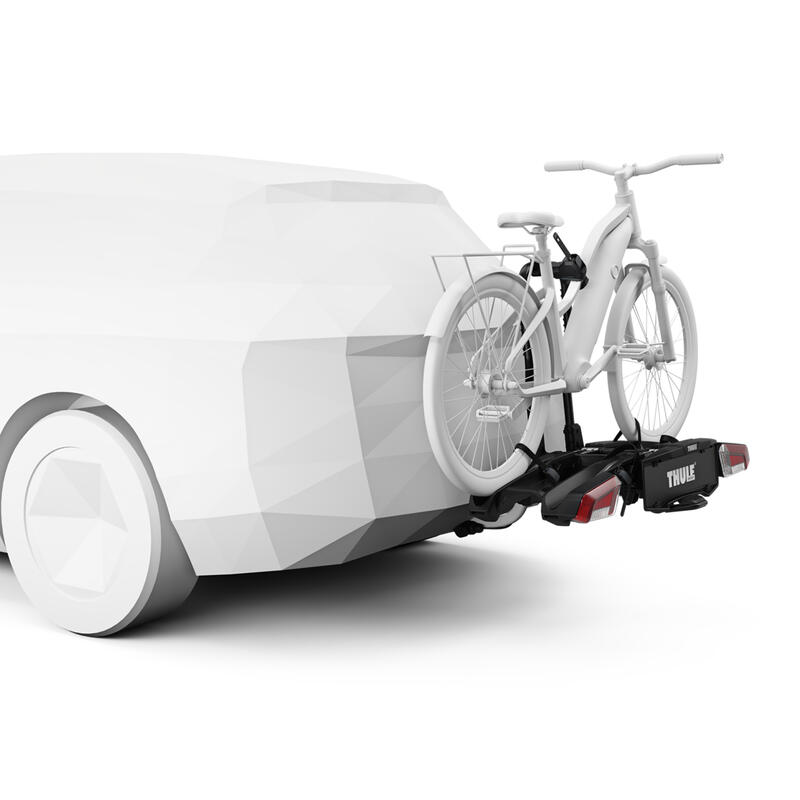Suport biciclete Thule EasyFold 3 cu prindere pe carlig remorcare, 2 biciclete