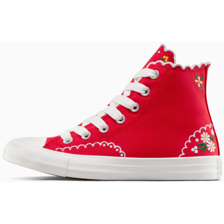 Baskets Converse Chuck Taylor All Star Embroidered, Rouge, Unisexe 4/5