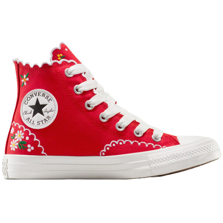 Sneakers Converse Chuck Taylor All Star Embroidered, Red, Unisex