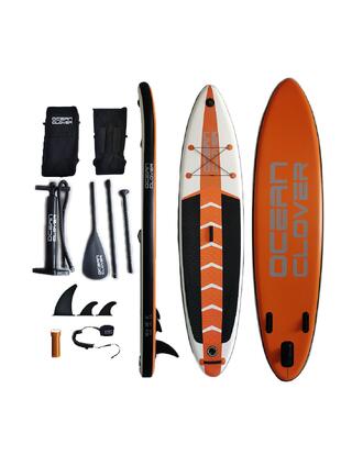 CLOVER FITNESS Tavola da surf con pagaia gonfiabile Varadero. 320 cm x 76 cm x 15 cm