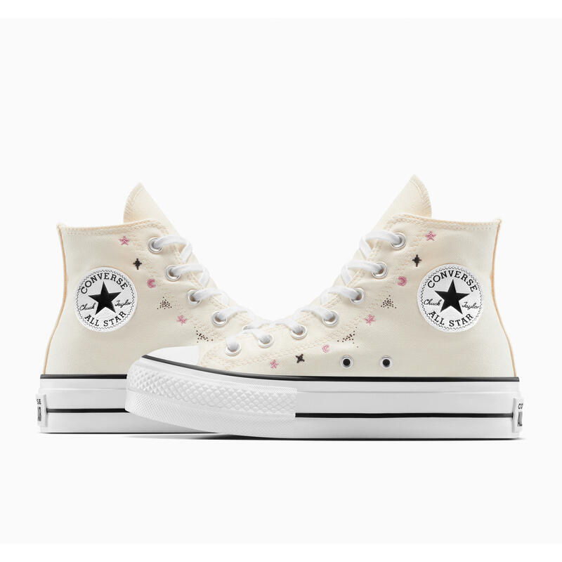 Tenisi unisex Converse Chuck Taylor All Star Lift Platform, Bej